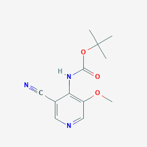 tert-Butyl 3-cyano-5-methoxypyridin-4-ylcarbamate