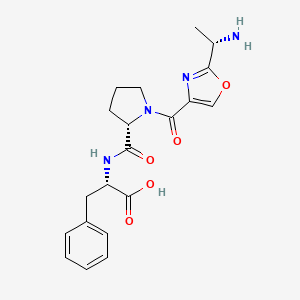 molecular formula C20H24N4O5 B15214321 AoxSPF CAS No. 647011-12-9