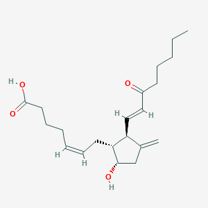 molecular formula C21H32O4 B152146 (Z)-7-[(1R,2R,5S)-5-hydroxy-3-methylidene-2-[(E)-3-oxooct-1-enyl]cyclopentyl]hept-5-enoic acid CAS No. 958759-75-6