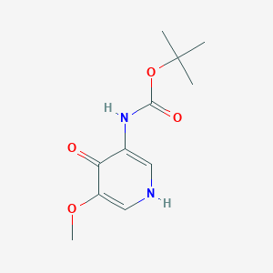 molecular formula C11H16N2O4 B1521461 tert-Butyl 4-hydroxy-5-methoxypyridin-3-ylcarbamate CAS No. 1045855-64-8