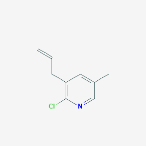 molecular formula C9H10ClN B1521465 3-Allyl-2-chloro-5-methylpyridine CAS No. 1203498-97-8
