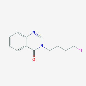 molecular formula C12H13IN2O B15214666 3-(4-Iodobutyl)quinazolin-4(3H)-one CAS No. 923018-97-7