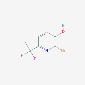 molecular formula C6H3BrF3NO B1521476 2-Bromo-6-(trifluoromethyl)pyridin-3-ol CAS No. 1211526-50-9