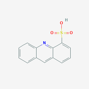 molecular formula C13H9NO3S B15214764 Acridine-4-sulfonic acid CAS No. 861526-44-5