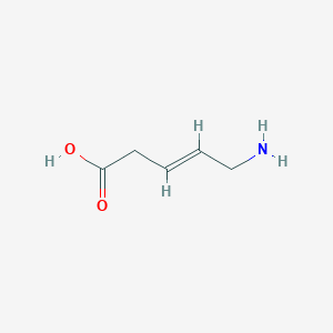 molecular formula C5H9NO2 B15214807 (3E)-5-Aminopent-3-enoic acid 