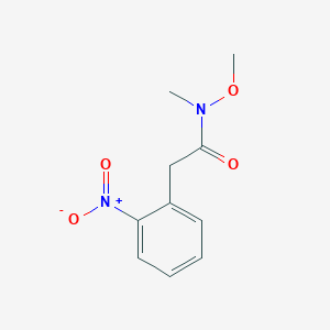 N-Methoxy-N-methyl-2-(2-nitrophenyl)acetamide
