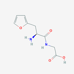 molecular formula C9H12N2O4 B15214915 3-(Furan-2-yl)-L-alanylglycine CAS No. 918957-67-2