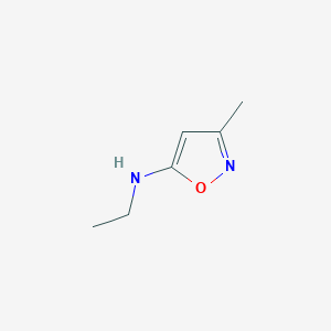 molecular formula C6H10N2O B15215185 N-Ethyl-3-methyl-1,2-oxazol-5-amine CAS No. 68764-59-0
