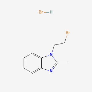 1-(2-bromoethyl)-2-methyl-1H-1,3-benzodiazole hydrobromide