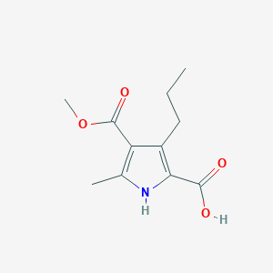4-(methoxycarbonyl)-5-methyl-3-propyl-1H-pyrrole-2-carboxylic acid