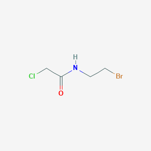 molecular formula C4H7BrClNO B15215487 N-(2-Bromoethyl)-2-chloroacetamide CAS No. 818-60-0