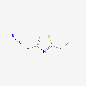 2-(2-Ethyl-1,3-thiazol-4-yl)acetonitrile