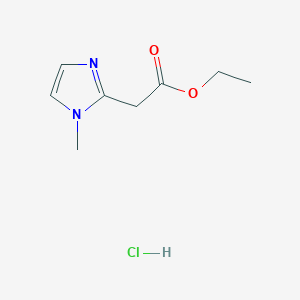 ethyl 2-(1-methyl-1H-imidazol-2-yl)acetate hydrochloride