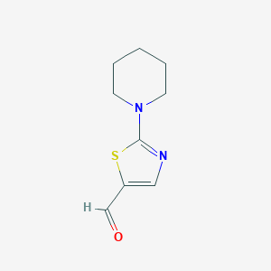 molecular formula C9H12N2OS B152156 2-哌啶基-1,3-噻唑-5-甲醛 CAS No. 129865-52-7