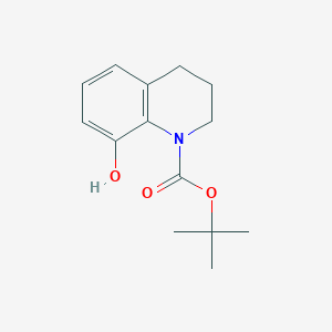 molecular formula C14H19NO3 B1521560 Tert-butyl 8-hydroxy-3,4-dihydroquinoline-1(2H)-carboxylate CAS No. 676255-10-0