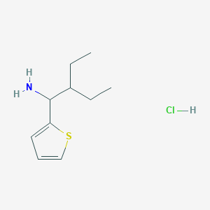 2-(1-Amino-2-ethylbutyl)thiophene hydrochloride