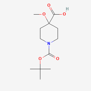 1-[(Tert-butoxy)carbonyl]-4-methoxypiperidine-4-carboxylic acid