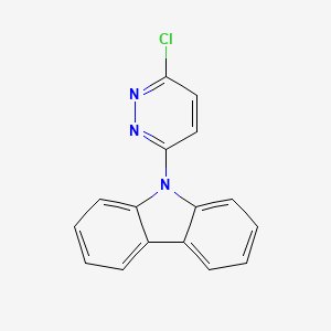 molecular formula C16H10ClN3 B15215724 9-(6-Chloropyridazin-3-YL)-9H-carbazole CAS No. 343230-86-4