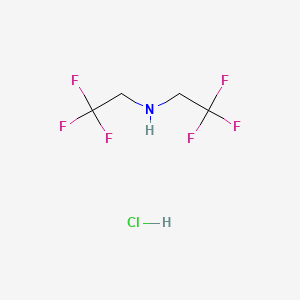 molecular formula C4H6ClF6N B1521574 Bis(2,2,2-trifluoroethyl)amine hydrochloride CAS No. 1193387-30-2