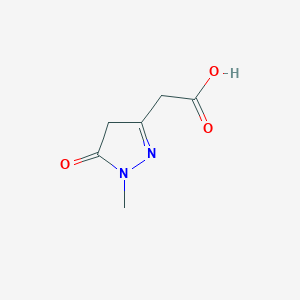 2-(1-methyl-5-oxo-4,5-dihydro-1H-pyrazol-3-yl)acetic acid
