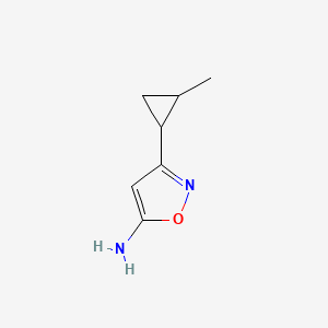 3-(2-Methylcyclopropyl)-1,2-oxazol-5-amine