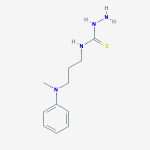 3-Amino-1-{3-[methyl(phenyl)amino]propyl}thiourea
