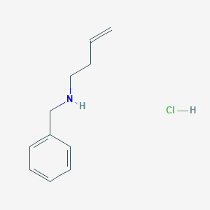 molecular formula C11H16ClN B15215789 N-Benzylbut-3-en-1-amine hydrochloride 