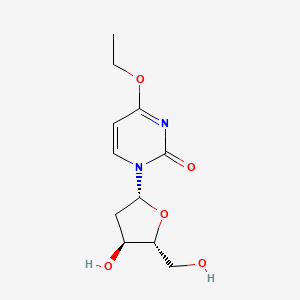 molecular formula C11H16N2O5 B15215837 O4-Ethyldeoxyuridine CAS No. 66656-44-8
