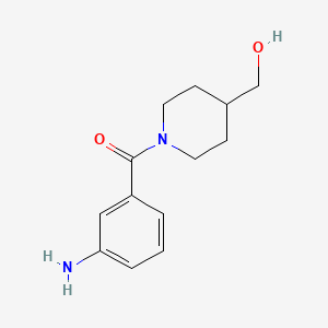 [1-(3-Aminobenzoyl)piperidin-4-yl]methanol