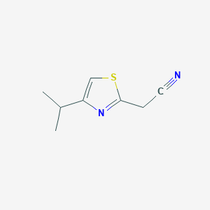2-[4-(Propan-2-yl)-1,3-thiazol-2-yl]acetonitrile