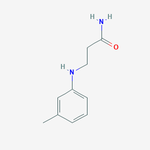 3-[(3-Methylphenyl)amino]propanamide