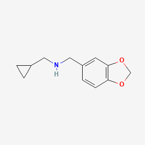 1-(benzo[d][1,3]dioxol-5-yl)-N-(cyclopropylmethyl)methanamine