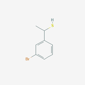 molecular formula C8H9BrS B1521608 1-(3-Bromophenyl)ethane-1-thiol CAS No. 1152542-53-4