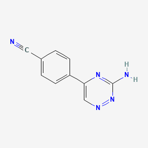4-(3-Amino-1,2,4-triazin-5-yl)benzonitrile