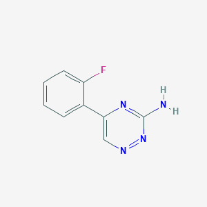 5-(2-Fluorophenyl)-1,2,4-triazin-3-amine