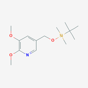 5-((tert-Butyldimethylsilyloxy)methyl)-2,3-dimethoxypyridine