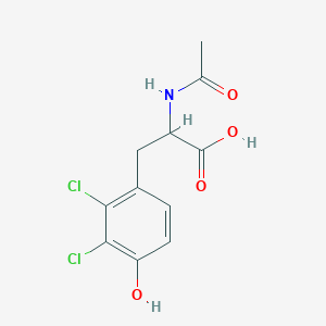 2-Acetamido-3-(2,3-dichloro-4-hydroxyphenyl)propanoic acid