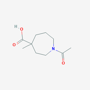 1-Acetyl-4-methylazepane-4-carboxylic acid