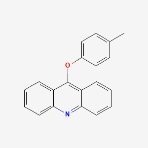 molecular formula C20H15NO B15216485 9-(4-Methylphenoxy)acridine CAS No. 51501-80-5