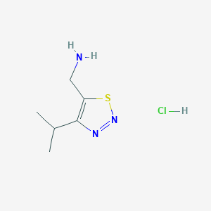 C-(4-Isopropyl-[1,2,3]thiadiazol-5-yl)-methylamine hydrochloride