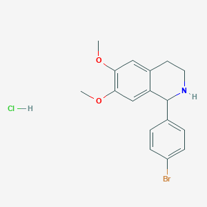 1-(4-Bromo-phenyl)-6,7-dimethoxy-1,2,3,4-tetrahydro-isoquinoline hydrochloride