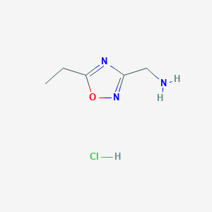 (5-Ethyl-1,2,4-oxadiazol-3-yl)methylamine hydrochloride