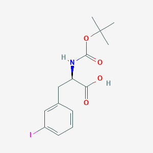 molecular formula C14H18INO4 B1521668 Boc-3-iodo-D-Phenylalanine CAS No. 478183-66-3