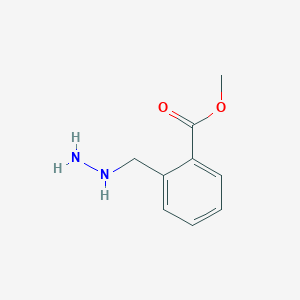 molecular formula C9H12N2O2 B15216695 Methyl 2-(hydrazinylmethyl)benzoate 