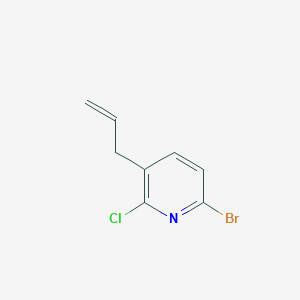 molecular formula C8H7BrClN B1521675 3-Allyl-6-bromo-2-chloropyridine CAS No. 1142191-82-9