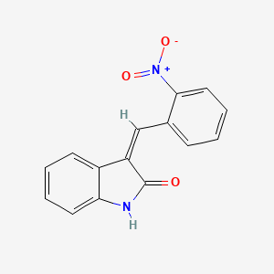 molecular formula C15H10N2O3 B15216762 (Z)-3-(2-Nitrobenzylidene)indolin-2-one 