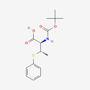 molecular formula C15H21NO4S B1521679 Boc-(2R,3S)-2-amino-3-(phenylthio)-butanoic acid CAS No. 1217617-93-0