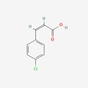 molecular formula C9H7ClO2 B15216840 cis-4-Chlorocinnamic acid CAS No. 5676-62-0