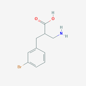 molecular formula C10H12BrNO2 B1521691 3-氨基-2-(3-溴苄基)丙酸 CAS No. 910443-86-6