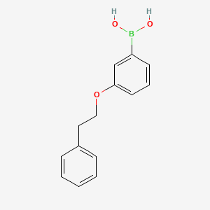 molecular formula C14H15BO3 B1521694 [3-(2-Phenylethoxy)phenyl]boronic acid CAS No. 1029439-94-8
